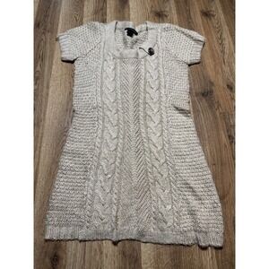 Elena Solano Dress, Women's Size Medium, Brown, Sweater Dress, Wool Alpaca